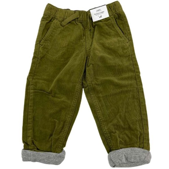 H&M | Boy's Pull On Lined Jogger | Green | Size 3T - Picture 1 of 2